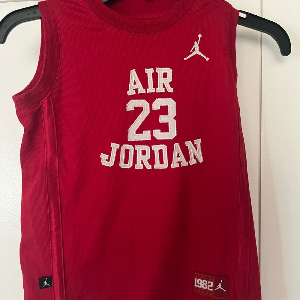 AIR JORDON #23 Jersey Youth 6-7 Embroidered EUC